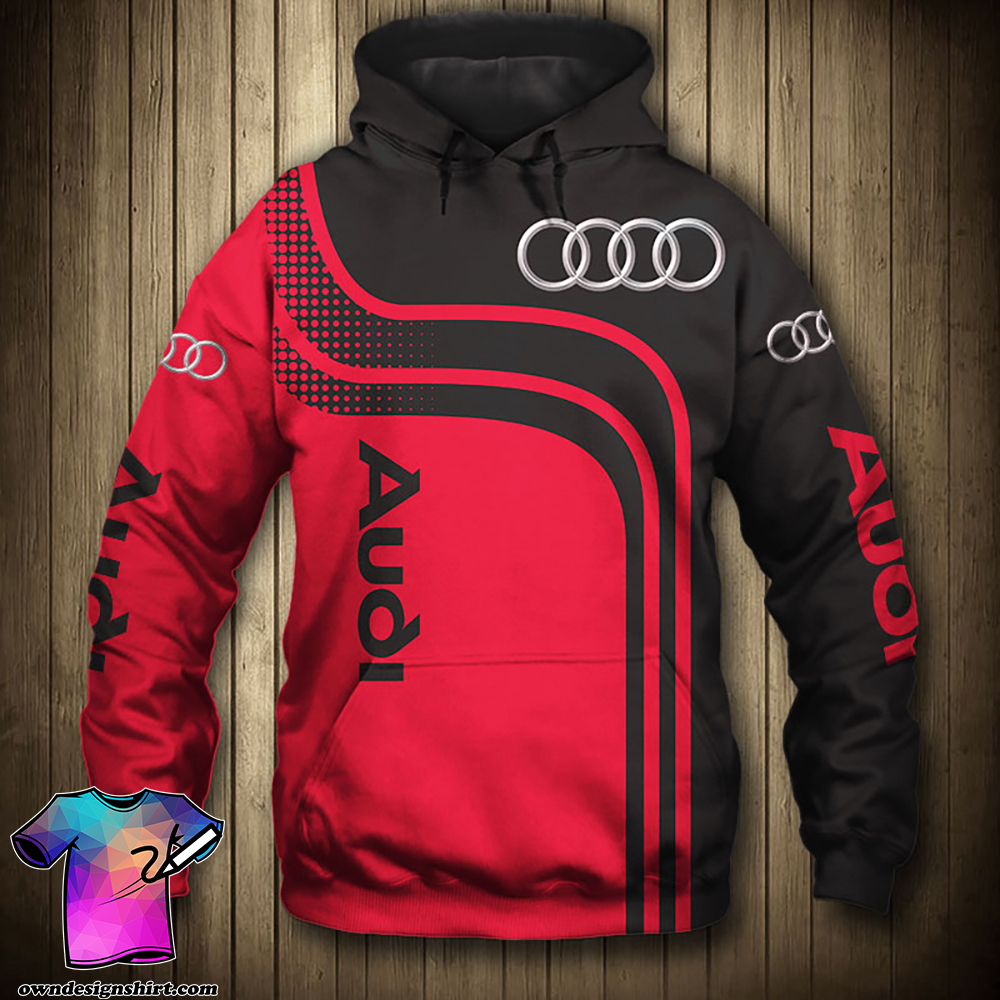 Audi sport car all over print hoodie