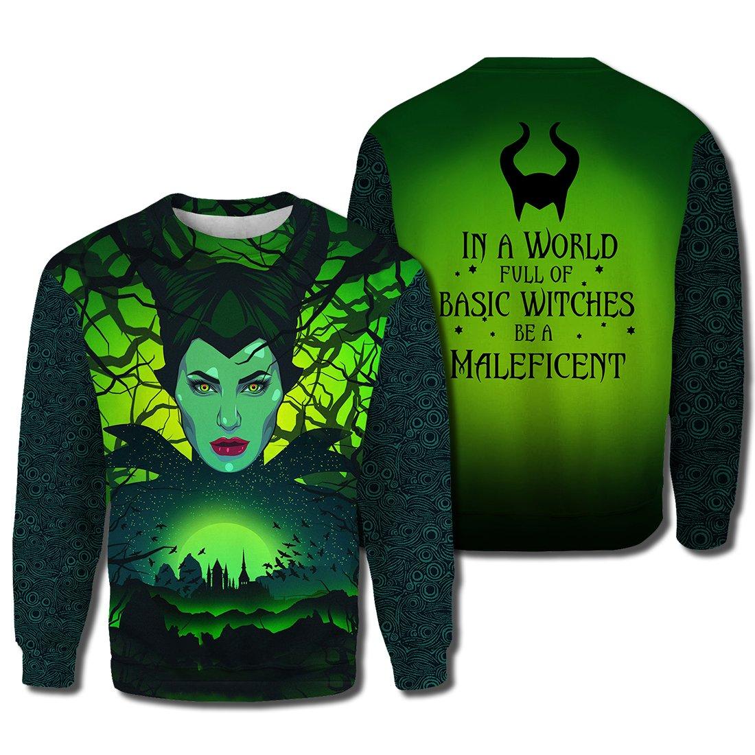 In a world full of basic witches be a maleficent 3d sweater