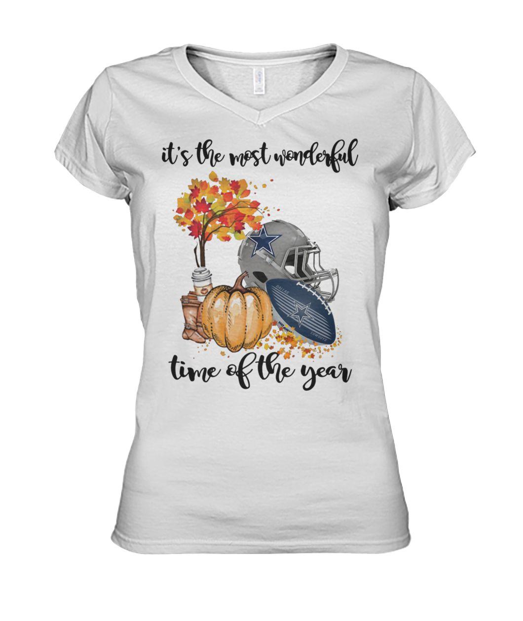 It’s the most wonderful time of the year dallas cowboys women's v-neck
