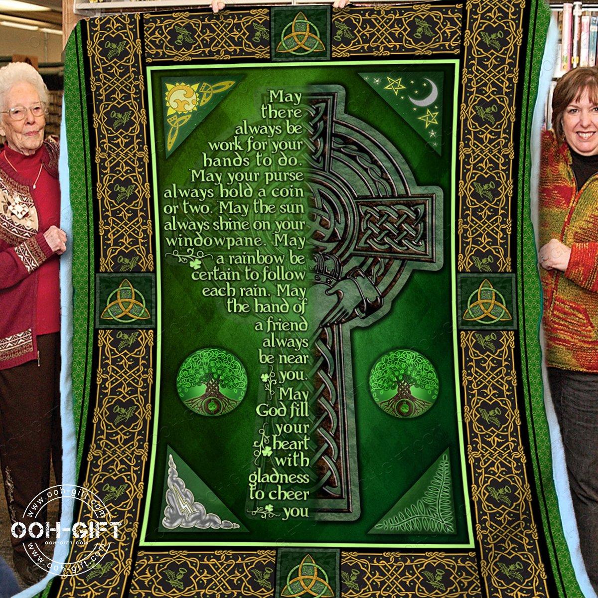 Religion an irish blessing blanket - children