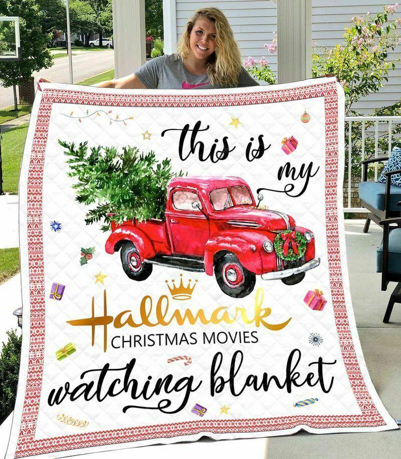 This is my hallmark christmas movie watching blanket