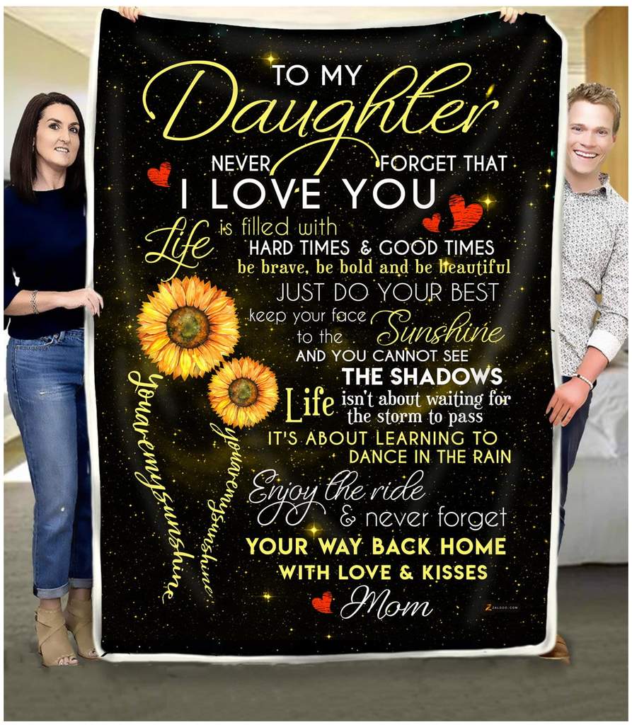 To my daughter you are my sunshine blanket 1