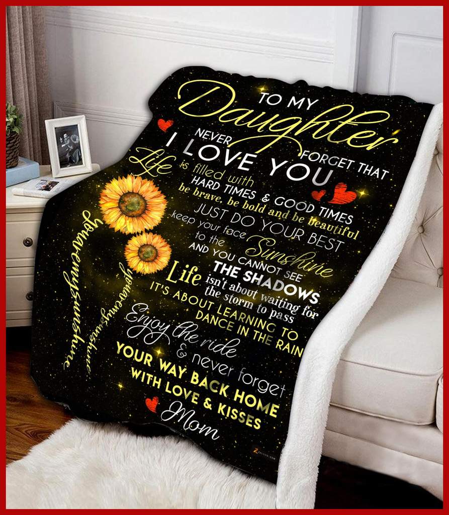 To my daughter you are my sunshine blanket 2