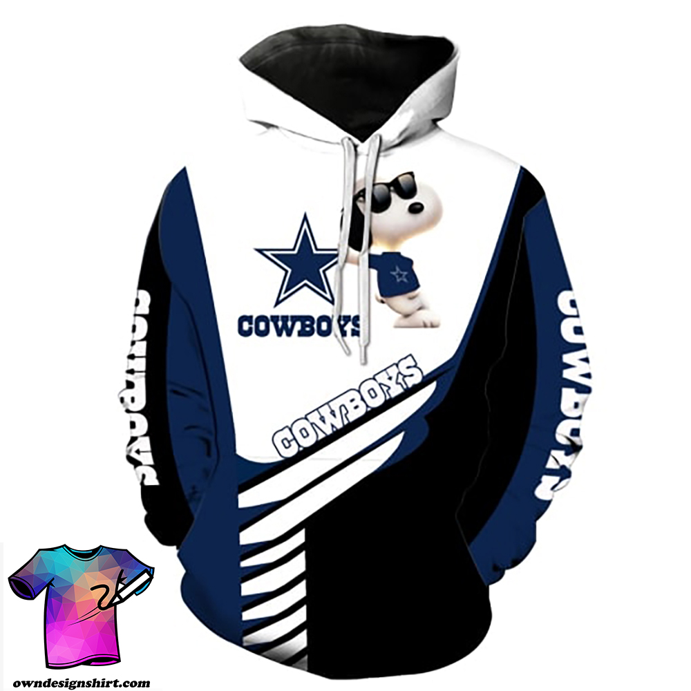 Dallas cowboys snoopy full printing hoodie