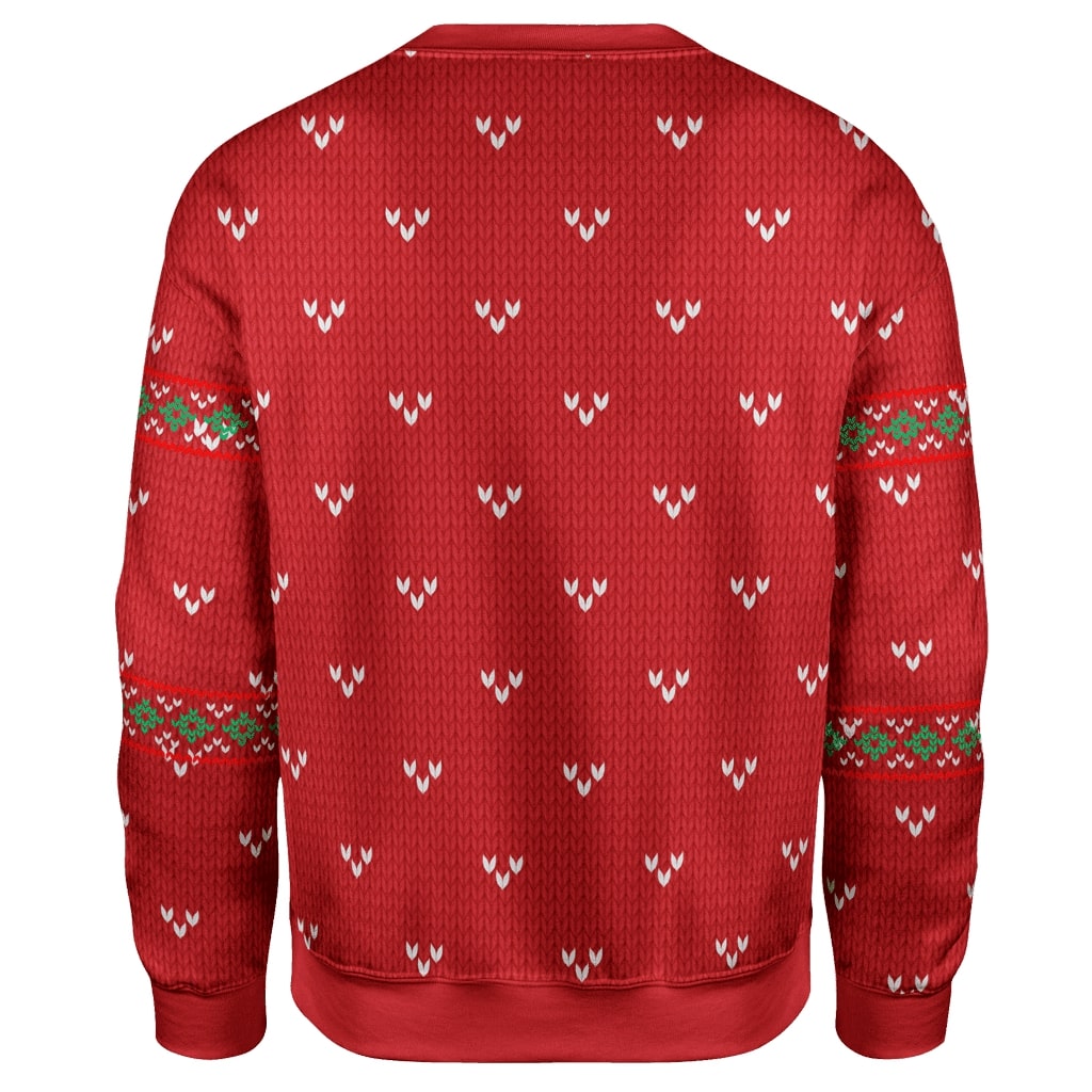 Epstein did not kill himself full printing christmas sweater - back