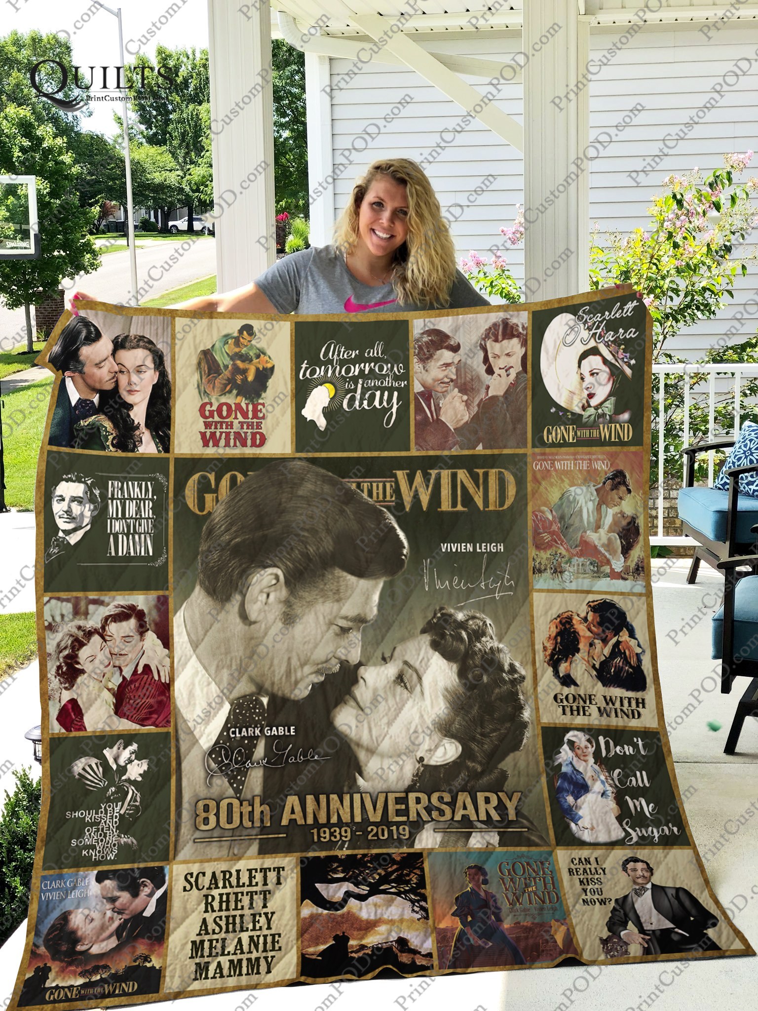 Gone with the wind 80th anniversary quilt 2