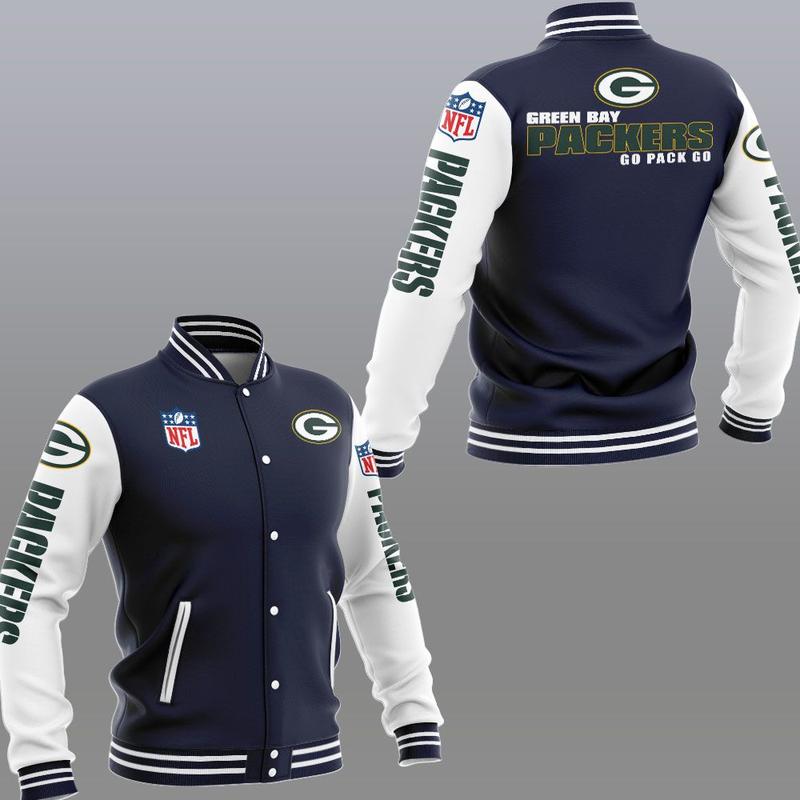 Green bay packers go pack go jacket - navy