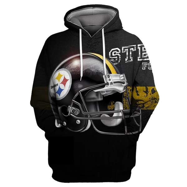 Pittsburgh steelers full printing hoodie 5