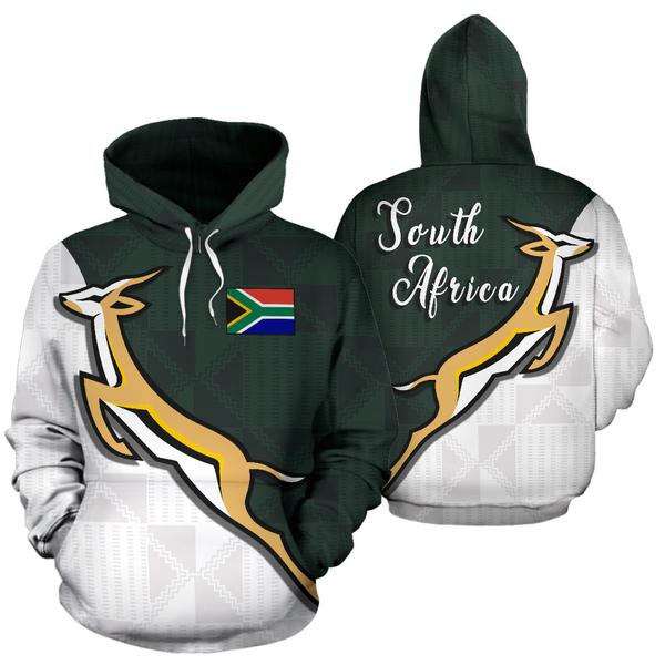 South africa springboks forever full printing hoodie 5