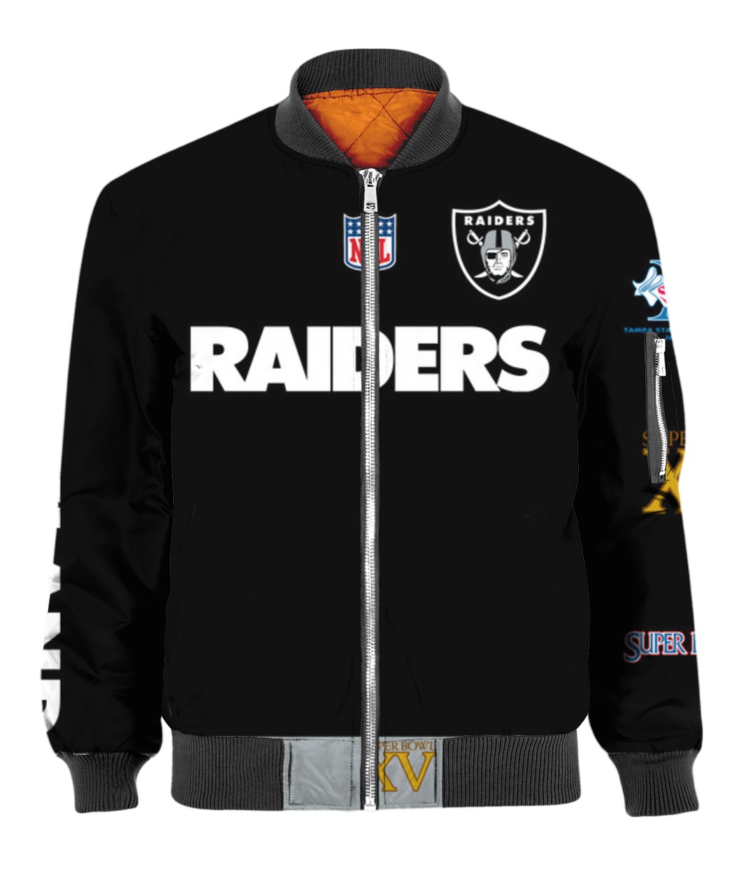 Stand for the flag kneel for the cross oakland raiders all over print bomber
