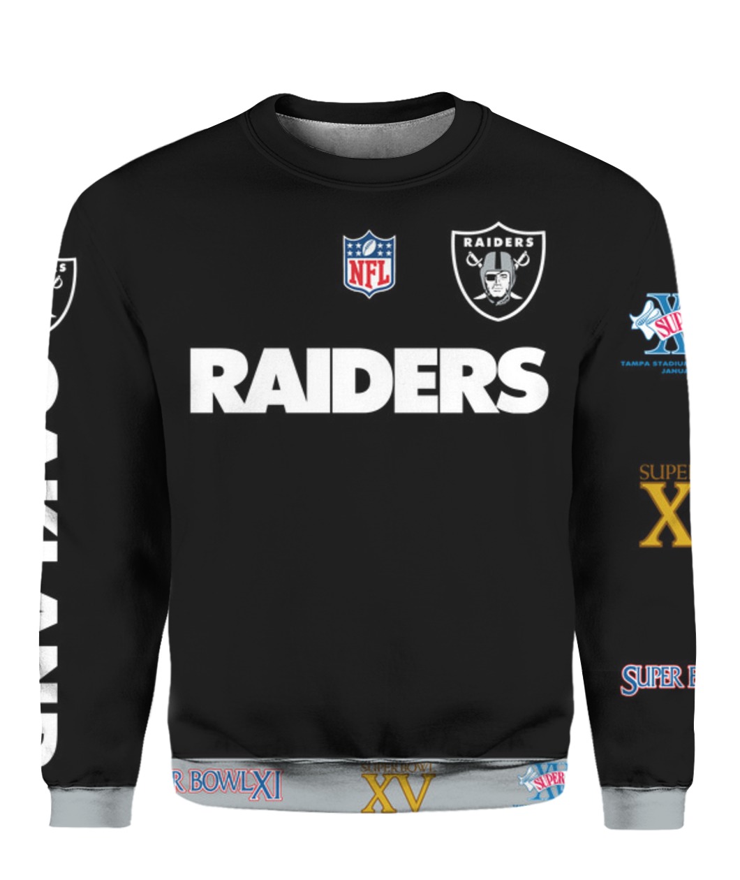 Stand for the flag kneel for the cross oakland raiders all over print sweatshirt