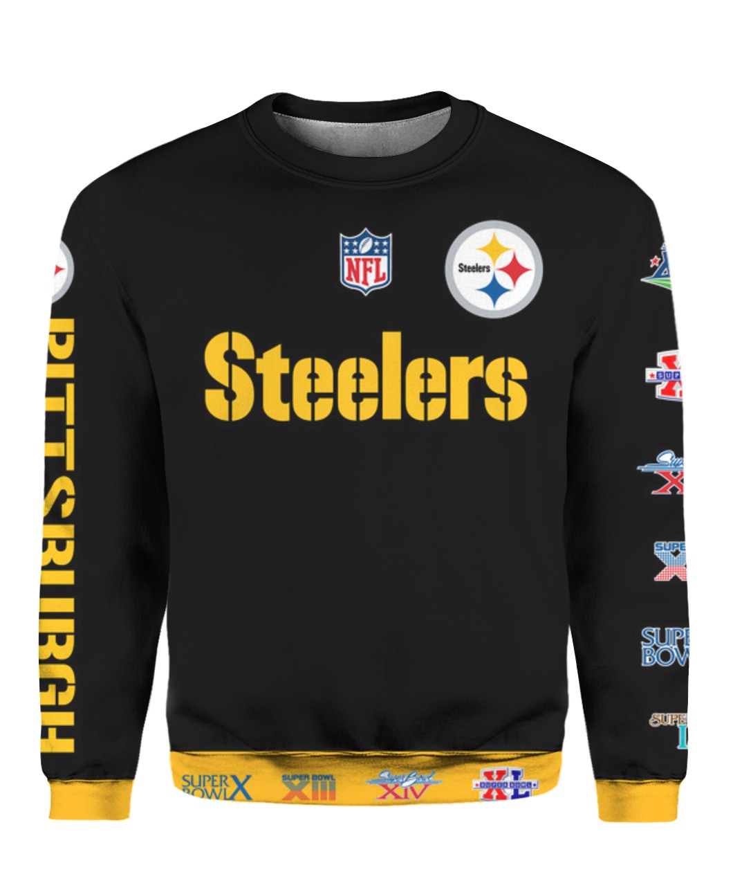 Stand for the flag kneel for the cross pittsburgh steelers all over print sweatshirt