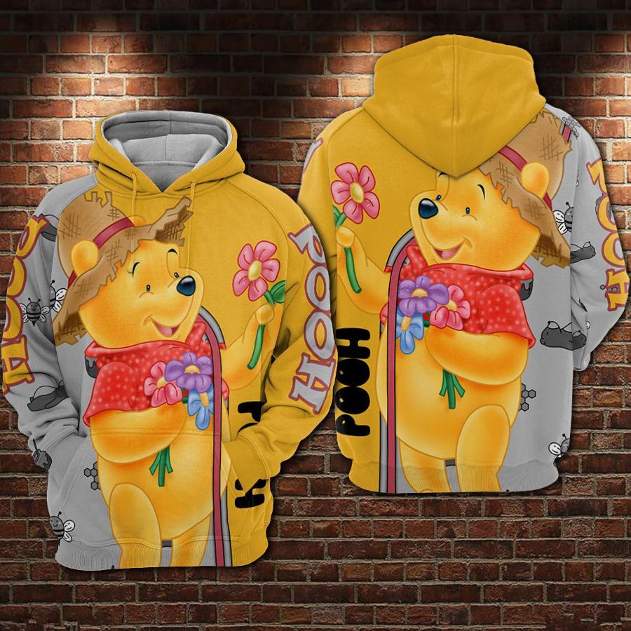 Winnie-the-pooh full printing hoodie 4