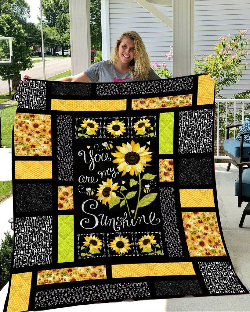 You are my sunshine sunflower quilt 2