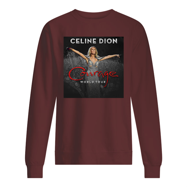 Celine dion courage world tour sweatshirt