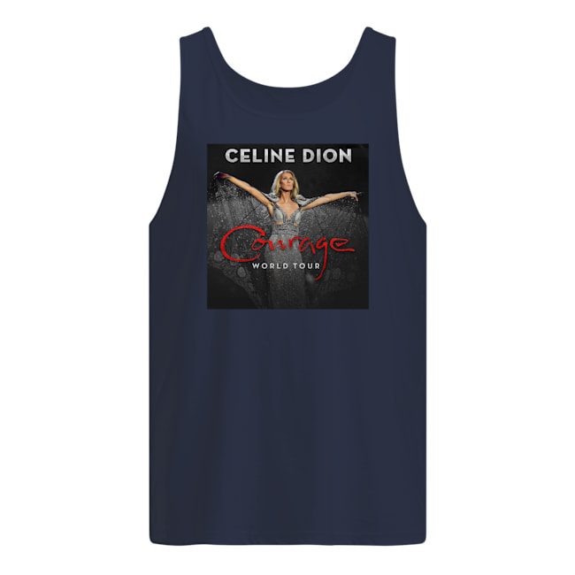 Celine dion courage world tour tank top