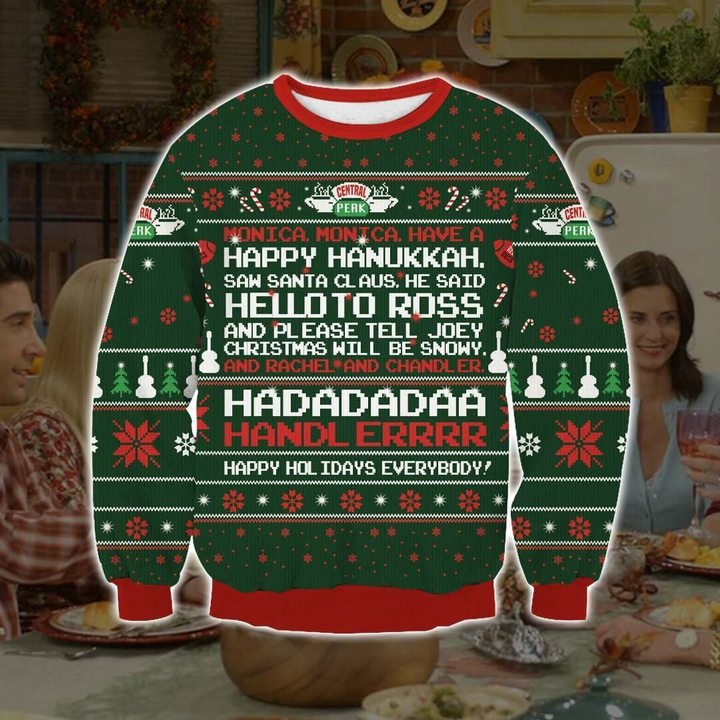 Friends phoebe's christmas song full printing ugly christmas sweater 3