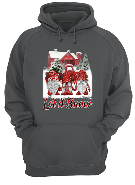 Gnomes let it snow christmas hoodie