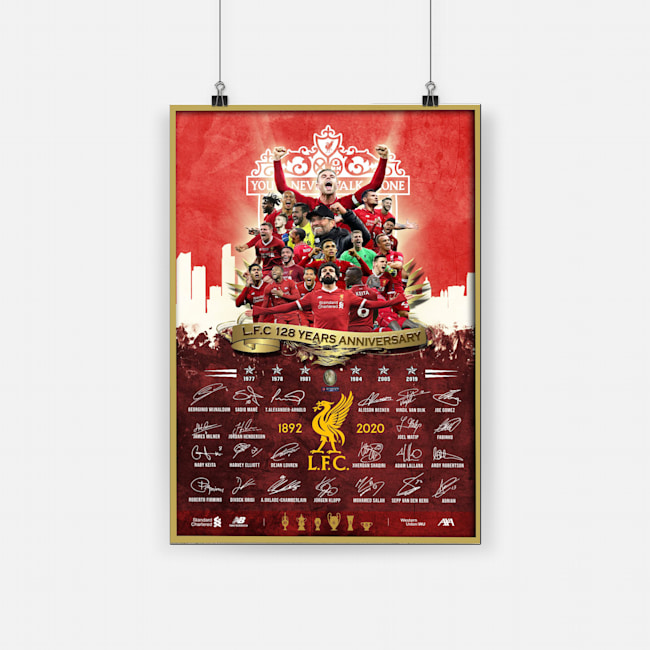 Liverpool fc you'll never walk alone poster 4