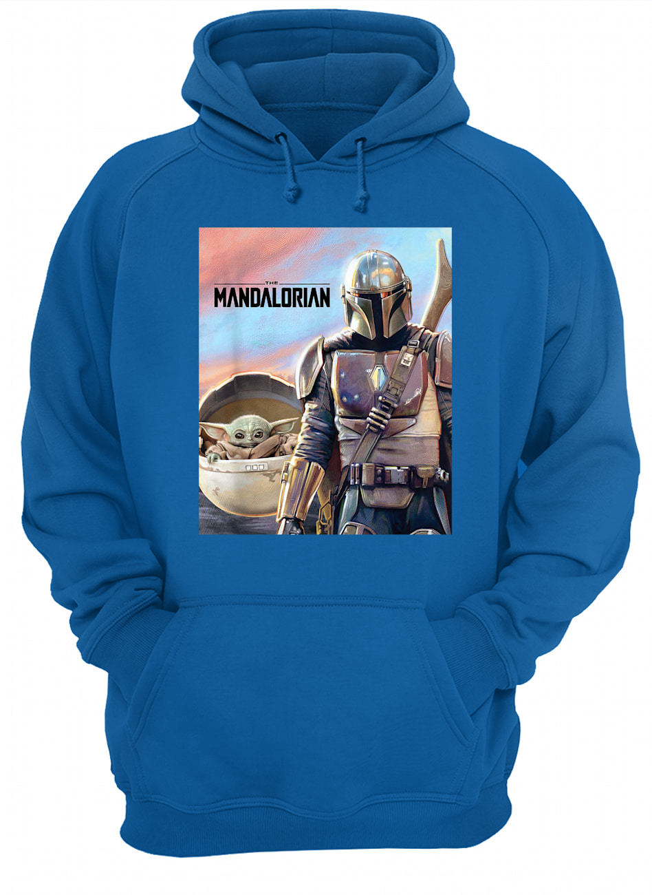 Star wars the mandalorian the child painting hoodie