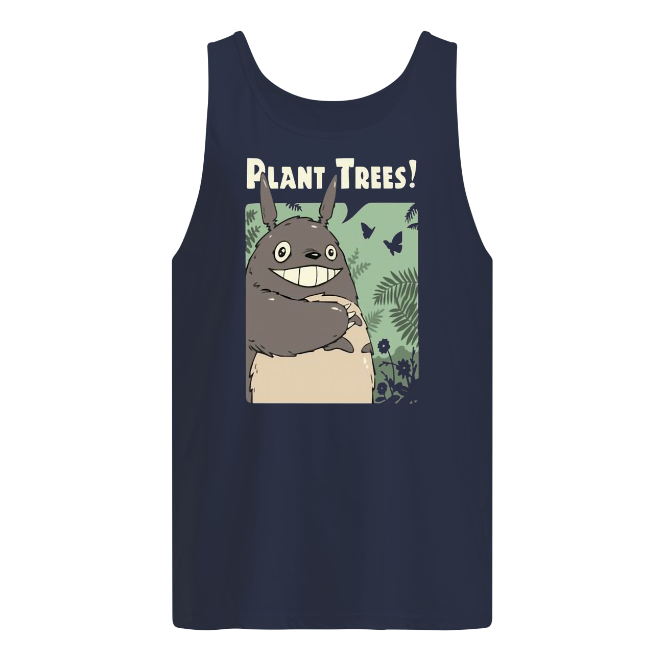 Totoro studio ghibli plant trees tank top