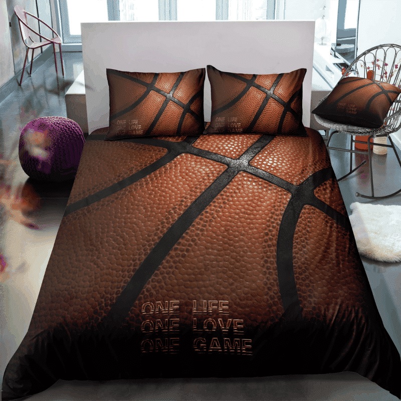 Basketball one life one love one game quilt 1