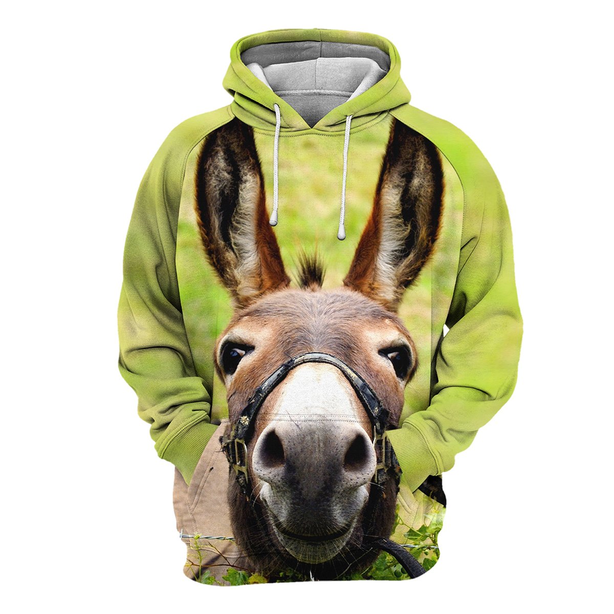 Donkey all over print hoodie