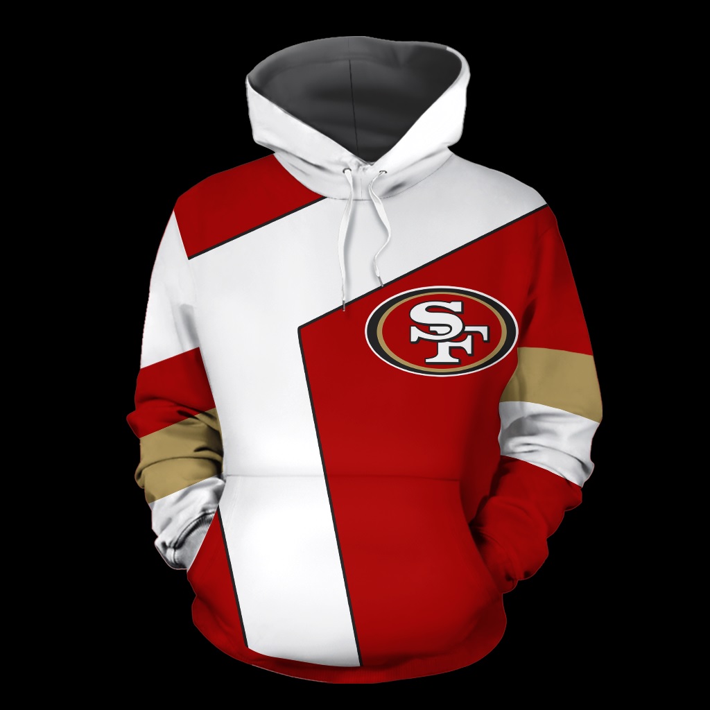 NFL san francisco 49ers full over print hoodie