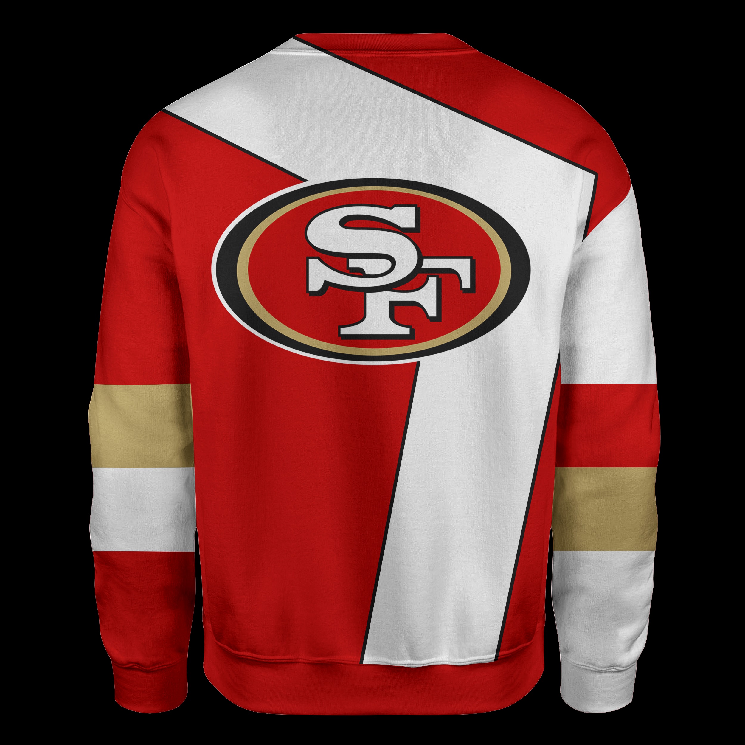NFL san francisco 49ers full over print sweatshirt - back