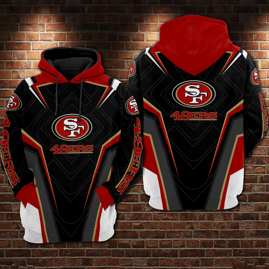 NFL san francisco 49ers full printing hoodie