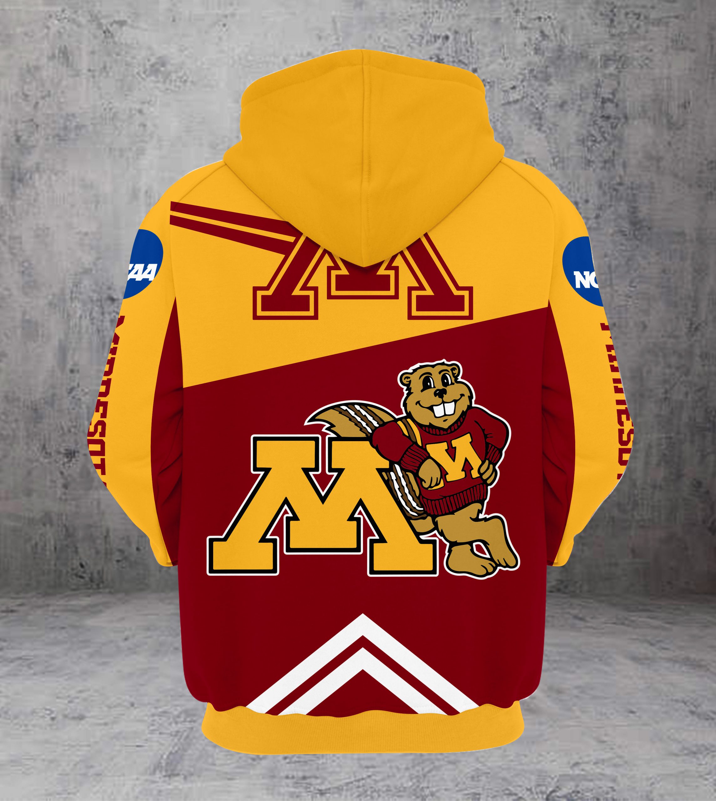 Outback bowl minnesota golden gophers champions all over print hoodie - back