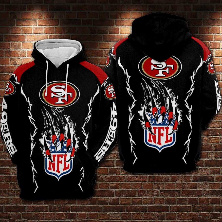 San francisco 49ers nfl full printing hoodie 1