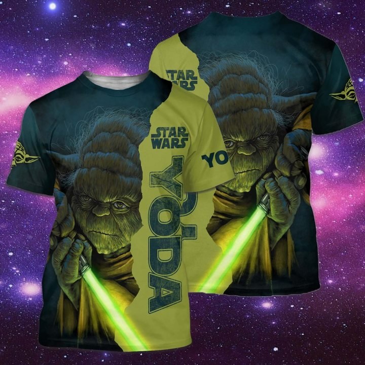 Star wars baby yoda full over print tshirt