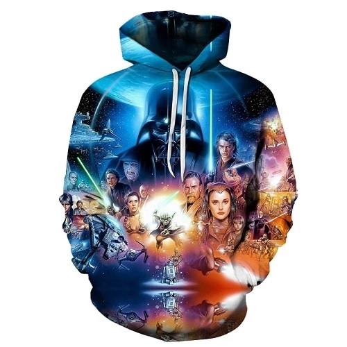Star wars poster full over print hoodie 1