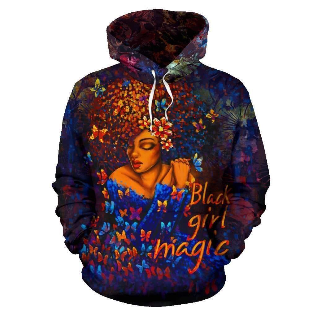 The beautiful girl butterfly full printing hoodie 2