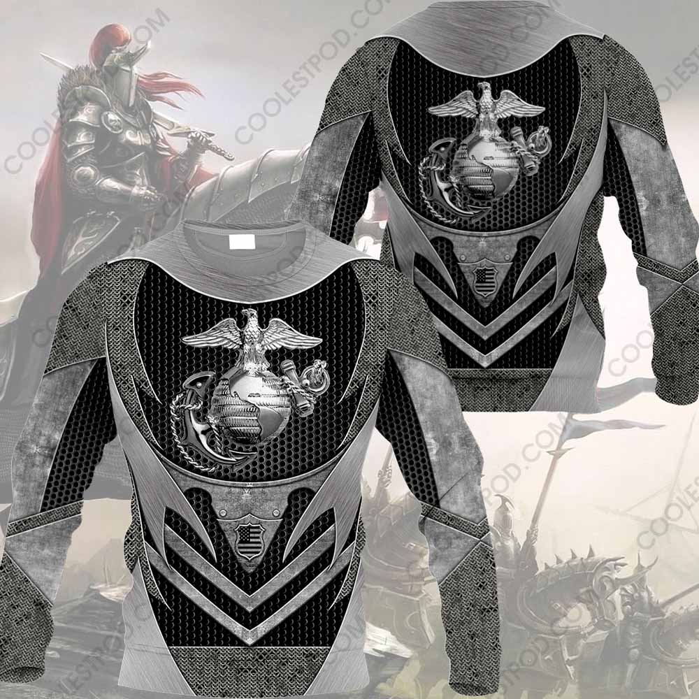 US marine armor all over printed sweatshirt