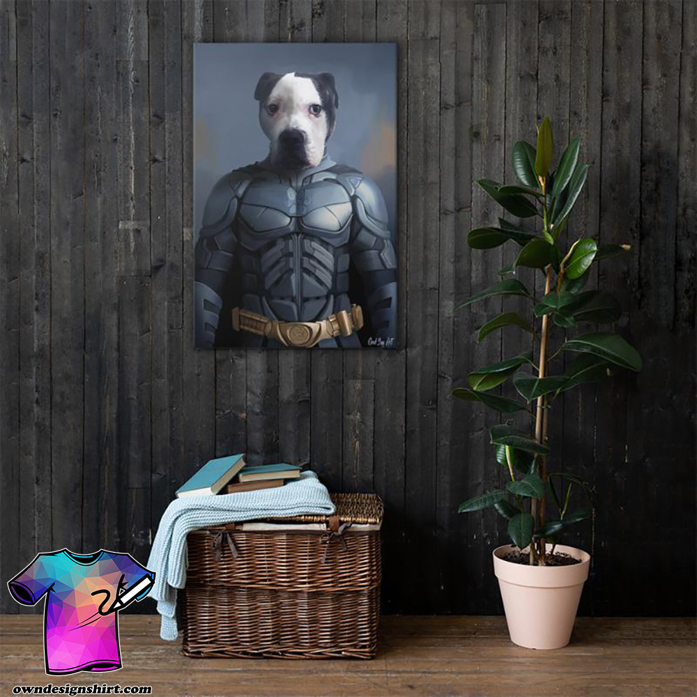 Batman bat dog poster