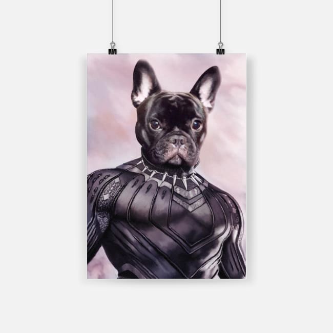 Dog black panther poster 1