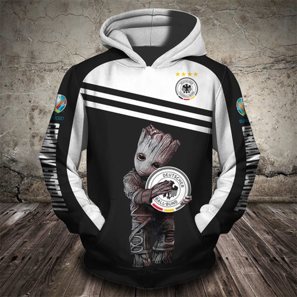 Groot hold germany national football full printing hoodie 3