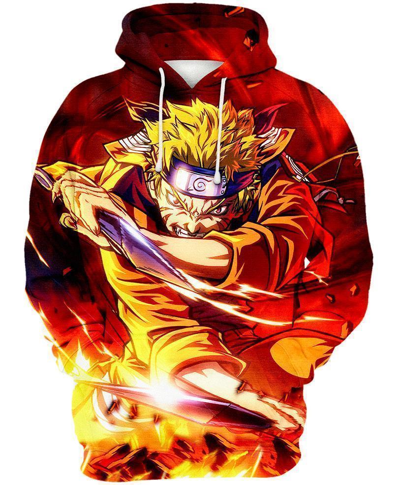 Naruto the seventh hokage all over print hoodie