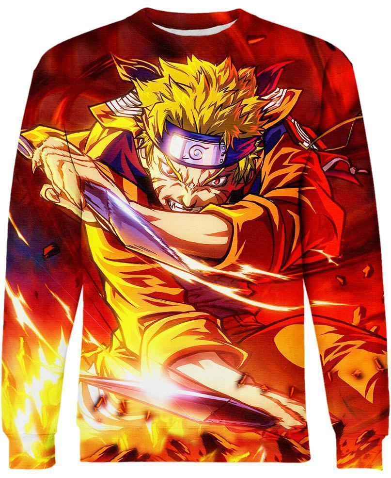 Naruto the seventh hokage all over print sweatshirt