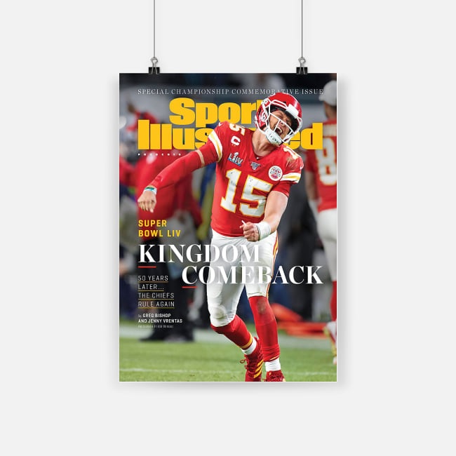 Sports illustrated superbowl champions kansas city chiefs poster 2