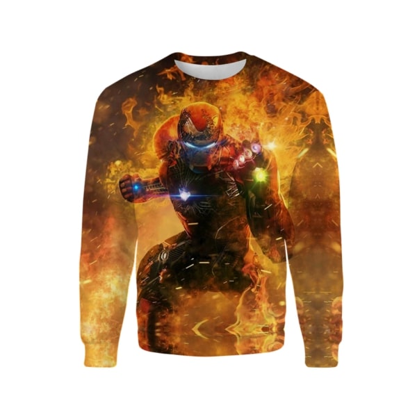 The avengers iron man full printing sweatshirt