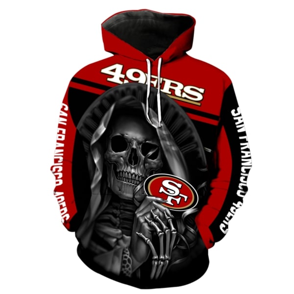 The death hold san francisco 49ers full printing hoodie