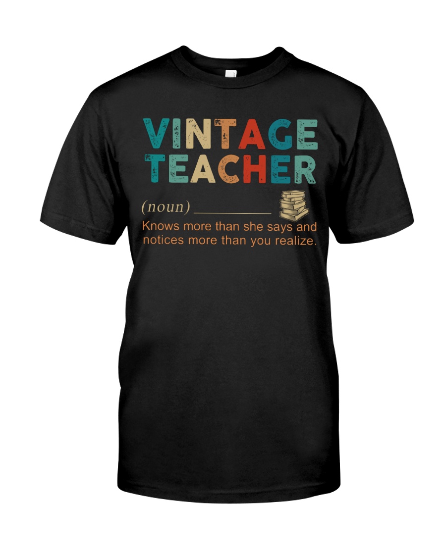Vintage teacher definition guy shirt