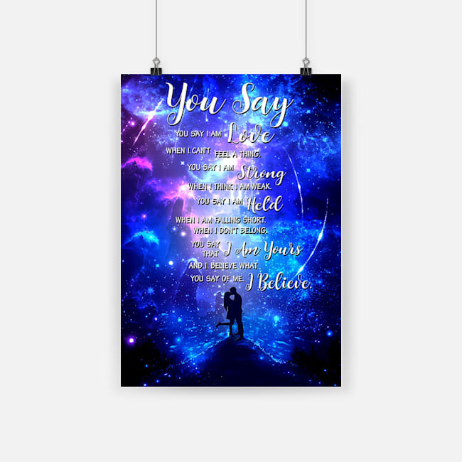 You say by lauren daigle song poster 3