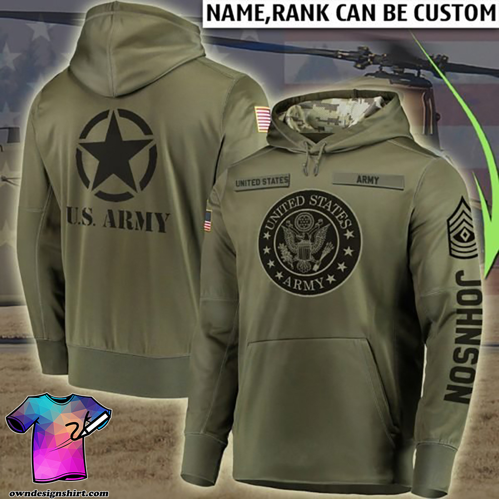Custom us army all over printed shirt