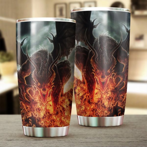 Dragon fire stainless steel tumbler 3