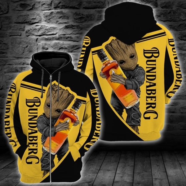 Groot hold bundaberg full printing zip hoodie 3