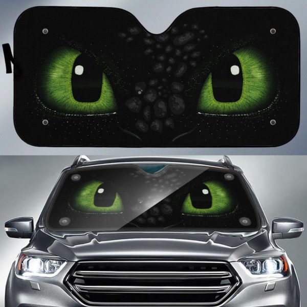 How to train your dragon toothless eyes auto sun shade 1